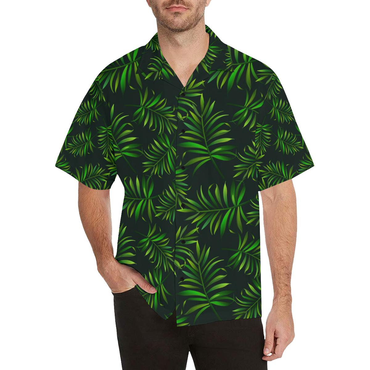 Rainforest Pattern Print Design RF03 Men Hawaiian Shirt-JorJune