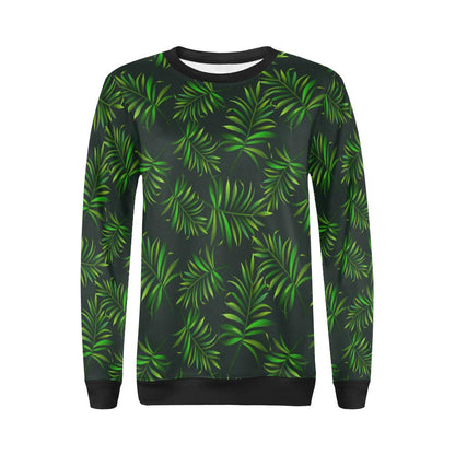 Rainforest Pattern Print Design RF03 Women Long Sleeve Sweatshirt-JorJune