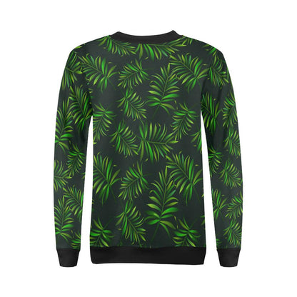 Rainforest Pattern Print Design RF03 Women Long Sleeve Sweatshirt-JorJune