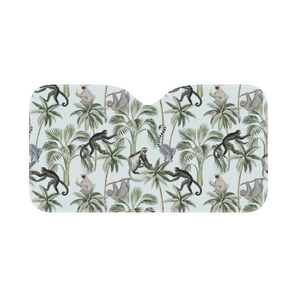 Rainforest Pattern Print Design RF04 Car Sun Shade-JorJune