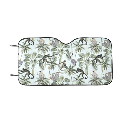 Rainforest Pattern Print Design RF04 Car Sun Shade-JorJune