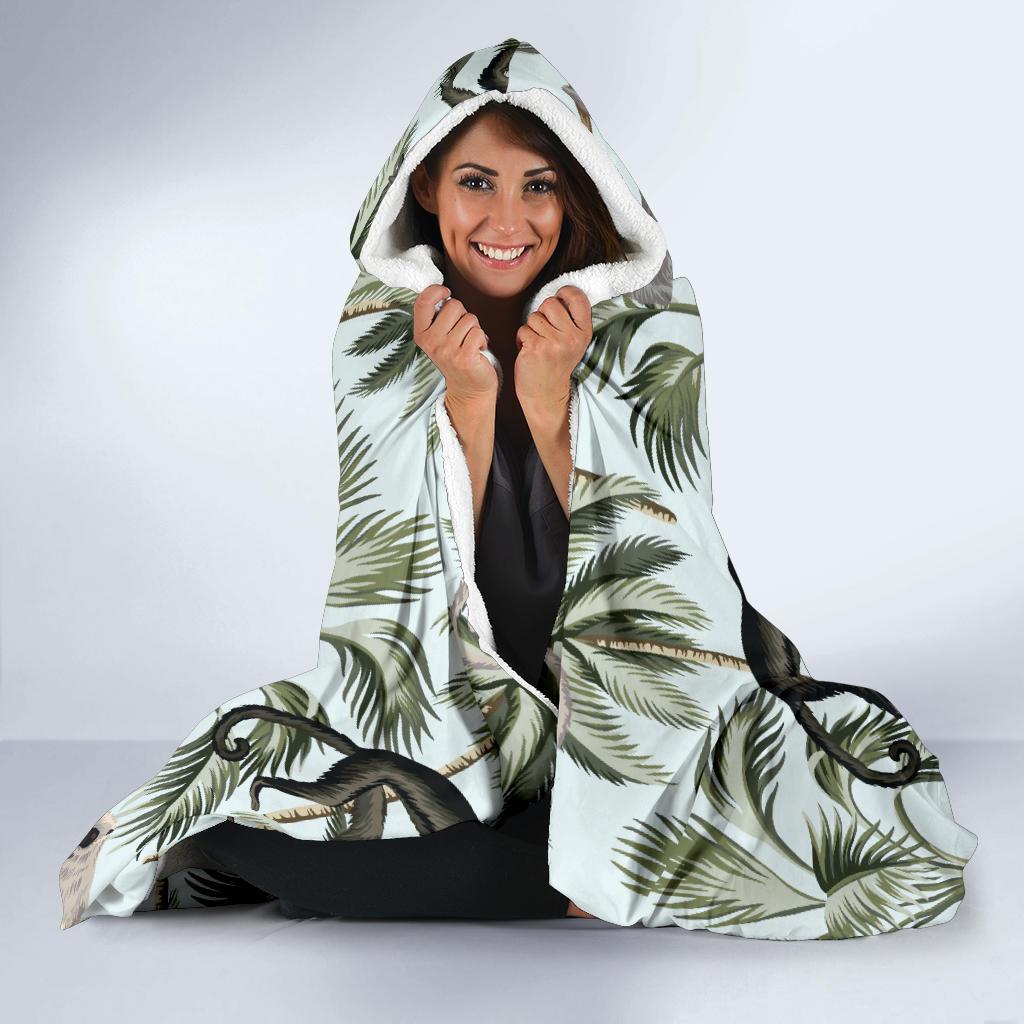 Rainforest Pattern Print Design RF04 Hooded Blanket-JORJUNE.COM