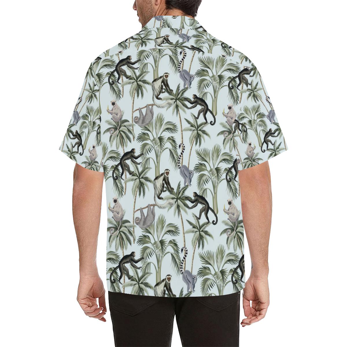 Rainforest Pattern Print Design RF04 Men Hawaiian Shirt-JorJune