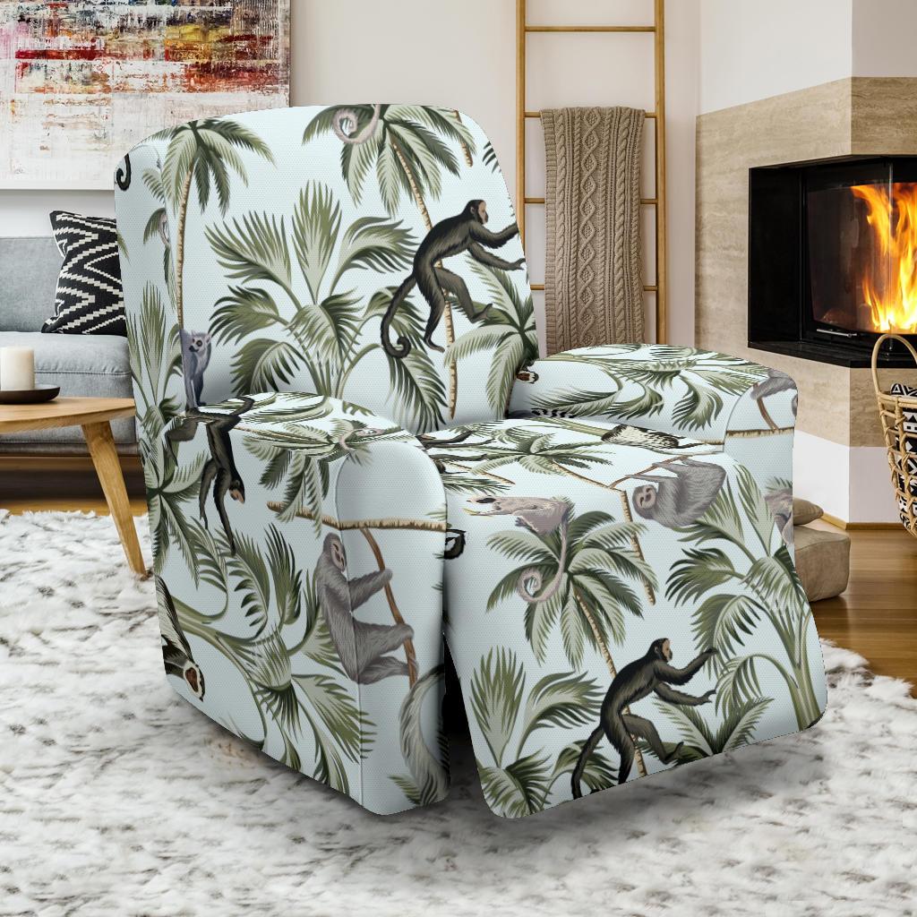 Rainforest Pattern Print Design RF04 Recliner Slipcover-JORJUNE.COM