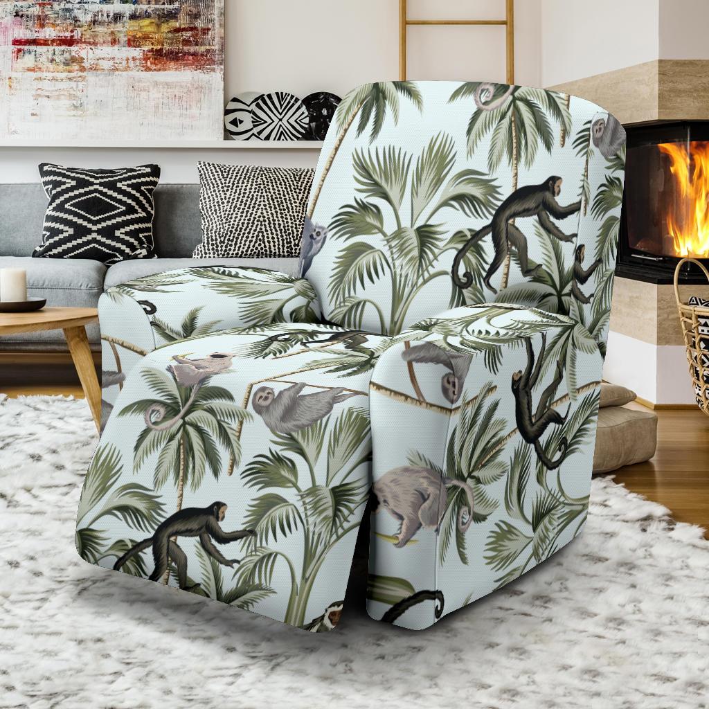 Rainforest Pattern Print Design RF04 Recliner Slipcover-JORJUNE.COM