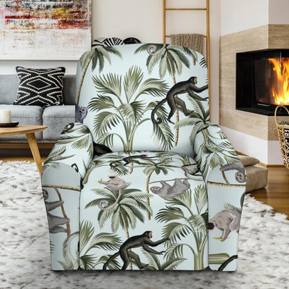 Rainforest Pattern Print Design RF04 Recliner Slipcover-JORJUNE.COM