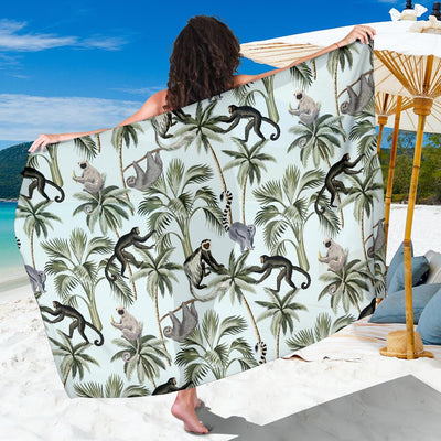 Rainforest Pattern Print Design RF04 Sarong Pareo Wrap-JORJUNE.COM