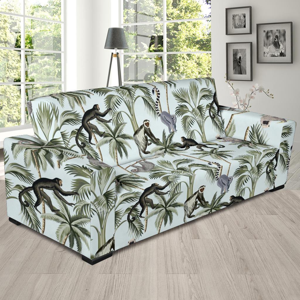 Rainforest Pattern Print Design RF04 Sofa Slipcover-JORJUNE.COM