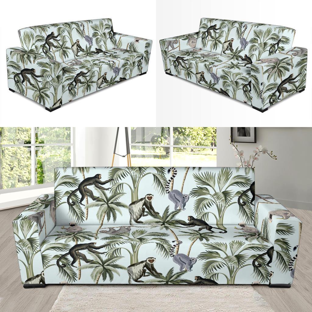 Rainforest Pattern Print Design RF04 Sofa Slipcover-JORJUNE.COM