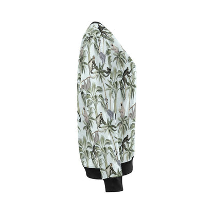 Rainforest Pattern Print Design RF04 Women Long Sleeve Sweatshirt-JorJune