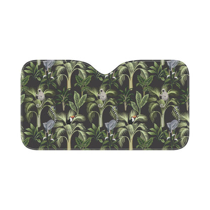 Rainforest Pattern Print Design RF05 Car Sun Shade-JorJune