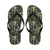 Rainforest Pattern Print Design RF05 Flip Flops-JorJune