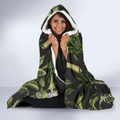 Rainforest Pattern Print Design RF05 Hooded Blanket-JORJUNE.COM