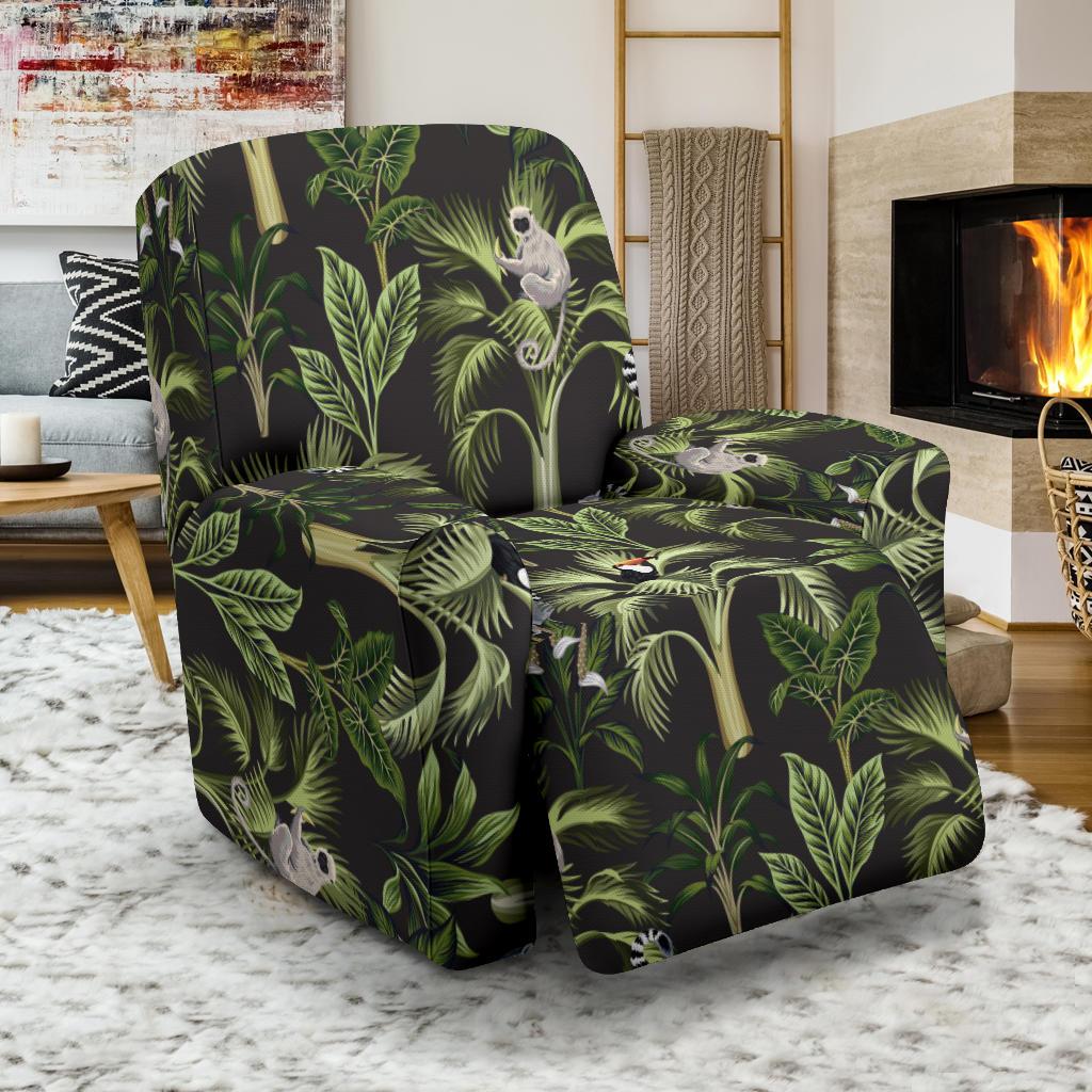 Rainforest Pattern Print Design RF05 Recliner Slipcover-JORJUNE.COM
