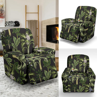 Rainforest Pattern Print Design RF05 Recliner Slipcover-JORJUNE.COM