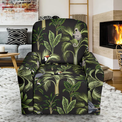 Rainforest Pattern Print Design RF05 Recliner Slipcover-JORJUNE.COM