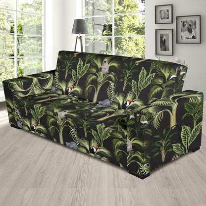 Rainforest Pattern Print Design RF05 Sofa Slipcover-JORJUNE.COM