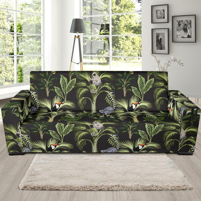 Rainforest Pattern Print Design RF05 Sofa Slipcover-JORJUNE.COM