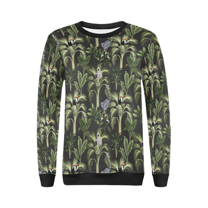 Rainforest Pattern Print Design RF05 Women Long Sleeve Sweatshirt-JorJune