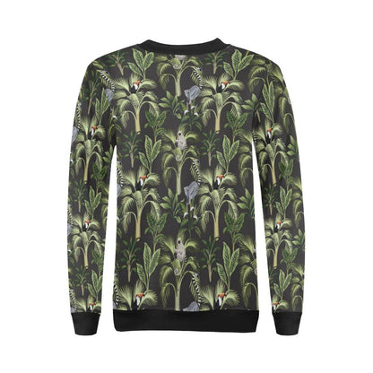 Rainforest Pattern Print Design RF05 Women Long Sleeve Sweatshirt-JorJune