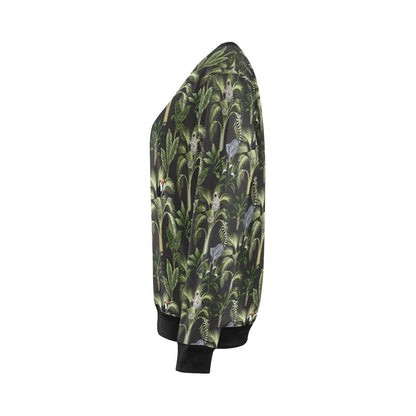 Rainforest Pattern Print Design RF05 Women Long Sleeve Sweatshirt-JorJune