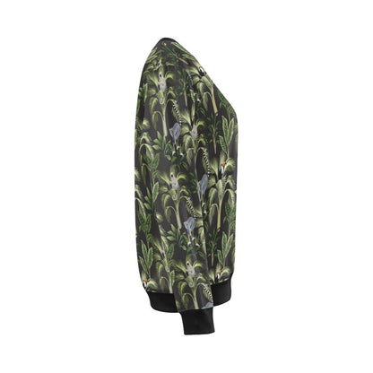 Rainforest Pattern Print Design RF05 Women Long Sleeve Sweatshirt-JorJune