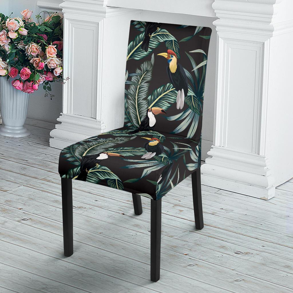 Rainforest Pattern Print Design RF06 Dining Chair Slipcover-JORJUNE.COM