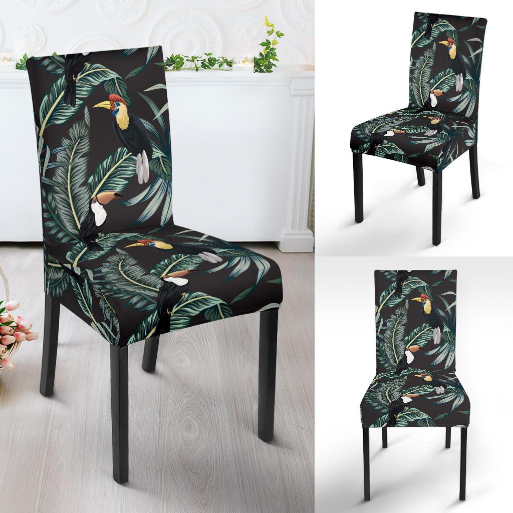 Rainforest Pattern Print Design RF06 Dining Chair Slipcover-JORJUNE.COM