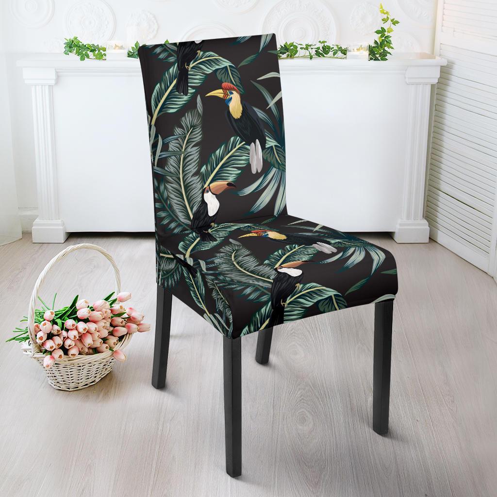 Rainforest Pattern Print Design RF06 Dining Chair Slipcover-JORJUNE.COM