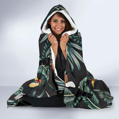 Rainforest Pattern Print Design RF06 Hooded Blanket-JORJUNE.COM