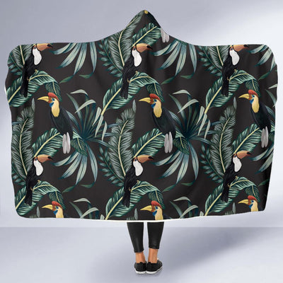 Rainforest Pattern Print Design RF06 Hooded Blanket-JORJUNE.COM