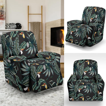 Rainforest Pattern Print Design RF06 Recliner Slipcover-JORJUNE.COM
