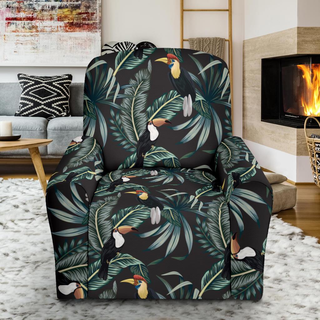 Rainforest Pattern Print Design RF06 Recliner Slipcover-JORJUNE.COM