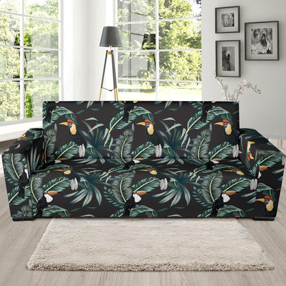 Rainforest Pattern Print Design RF06 Sofa Slipcover-JORJUNE.COM