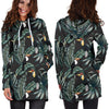 Rainforest Pattern Print Design RF06 Women Hoodie Dress