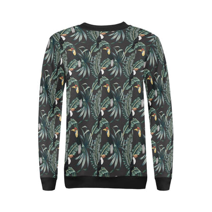 Rainforest Pattern Print Design RF06 Women Long Sleeve Sweatshirt-JorJune