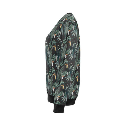 Rainforest Pattern Print Design RF06 Women Long Sleeve Sweatshirt-JorJune