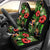Hawaiian flower red Hibiscus tropical Universal Fit Car Seat Covers