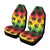 Rasta Pattern Print Design A02 Car Seat Covers (Set of 2)-JORJUNE.COM