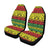 Rastafarian Pattern Print Design A02 Car Seat Covers (Set of 2)-JORJUNE.COM