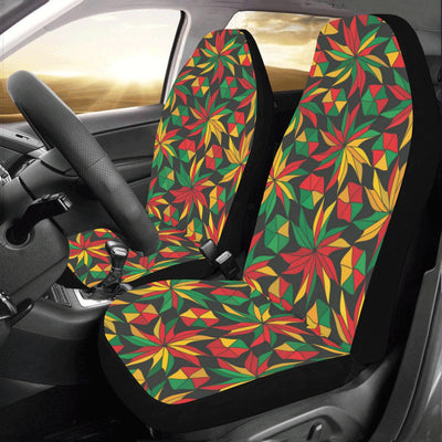 Rastafarian Pattern Print Design A03 Car Seat Covers (Set of 2)-JORJUNE.COM