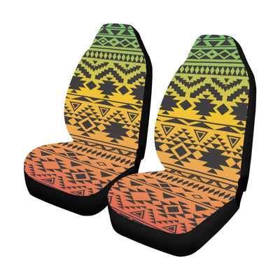 Rastafarian Pattern Print Design A04 Car Seat Covers (Set of 2)-JORJUNE.COM