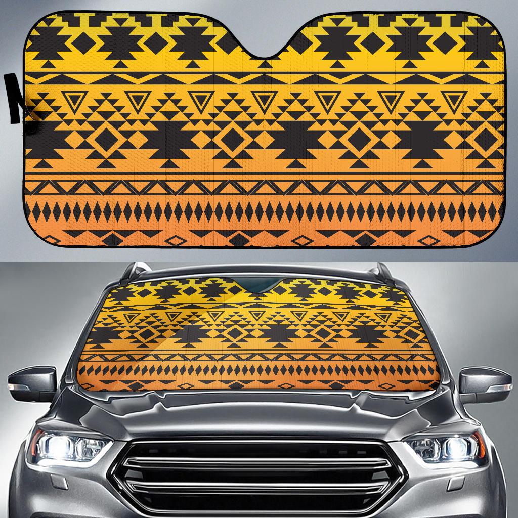 Rastafarian Pattern Print Design A04 Car Sun Shades-JORJUNE.COM