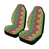 Rastafarian Pattern Print Design A05 Car Seat Covers (Set of 2)-JORJUNE.COM