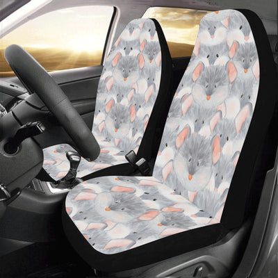 Rat Baby Pattern Print Design 02 Car Seat Covers (Set of 2)-JORJUNE.COM