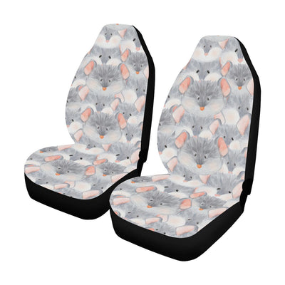 Rat Baby Pattern Print Design 02 Car Seat Covers (Set of 2)-JORJUNE.COM