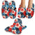 Red Hibiscus Blue Scene Slippers