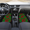 Red Hibiscus Embroidered Pattern Print Design HB032 Car Floor Mats-JORJUNE.COM