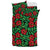 Red Hibiscus Embroidered Pattern Print Design HB032 Duvet Cover Bedding Set-JORJUNE.COM