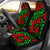 Red Hibiscus Embroidered Pattern Print Design HB032 Universal Fit Car Seat Covers-JorJune